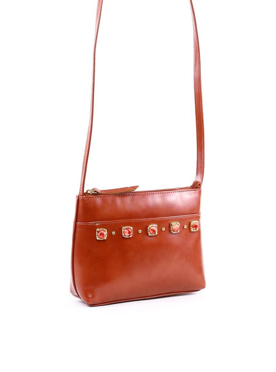 Bolsa Tote Transversal com Pedraria - Castor BSI-6362 - CS