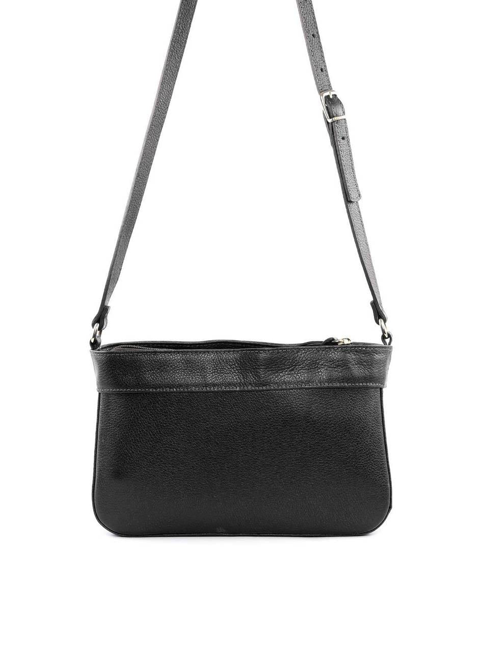 Bolsa Tote com Detalhe de Matelassê Frontal - Preta BSI-6182 - PR