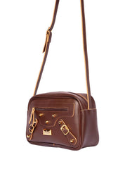 Bolsa bag Transversal Fivelas Cacau BSI-5784 - CA