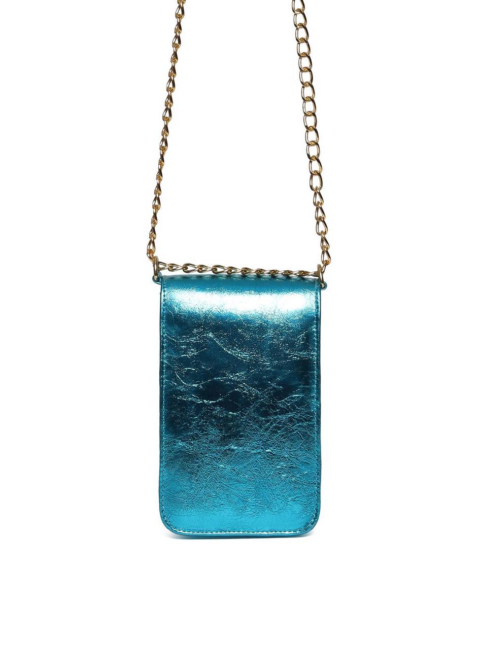 Bolsa Carteiro Transversal Alça Corrente - Azul BSI-5420 - AZ