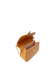 Bolsa Saddle Pequena Alça Corrente Castor BSI-4278 - CS