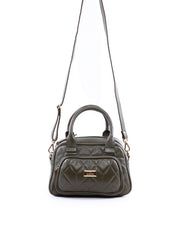 Bolsa Tote em Matelassê com Alça Dupla - Verde BSI-6367 - VD