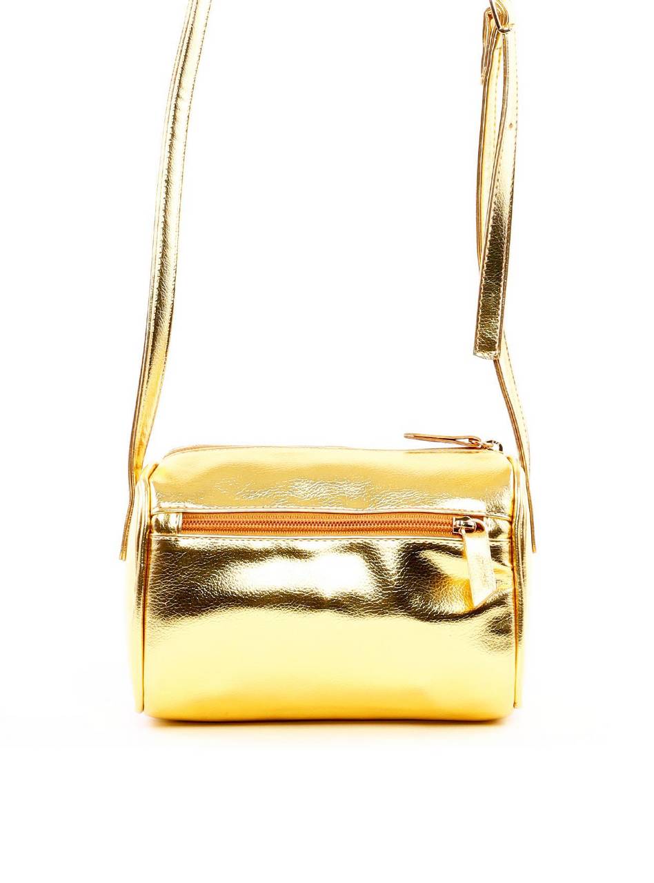 Bolsa Baú Transversal Pequena - Ouro BSI-6268 - AU