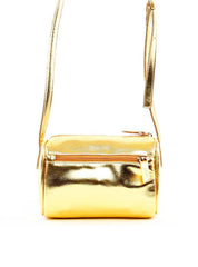 Bolsa Baú Transversal Pequena - Ouro BSI-6268 - AU