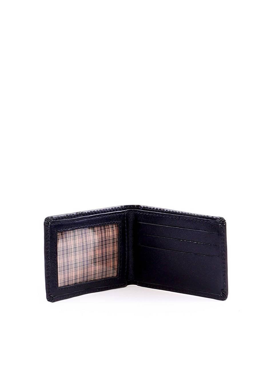 Carteira Masculina Slim Lisa com Porta-Moedas - Preta CAI-1023 - PR