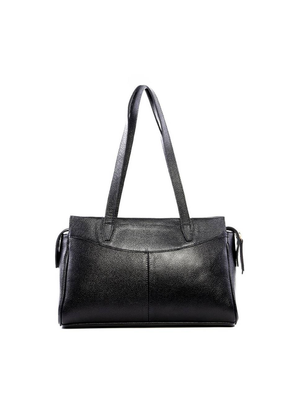 Bolsa Tote Média com Recortes - Preta BSI-6453 - PR