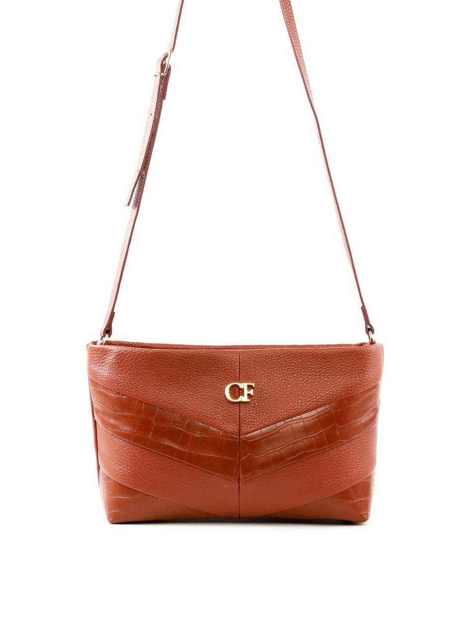 Bolsa Tote Transversal com Recortes em V - Castor BSI-6435 - CS