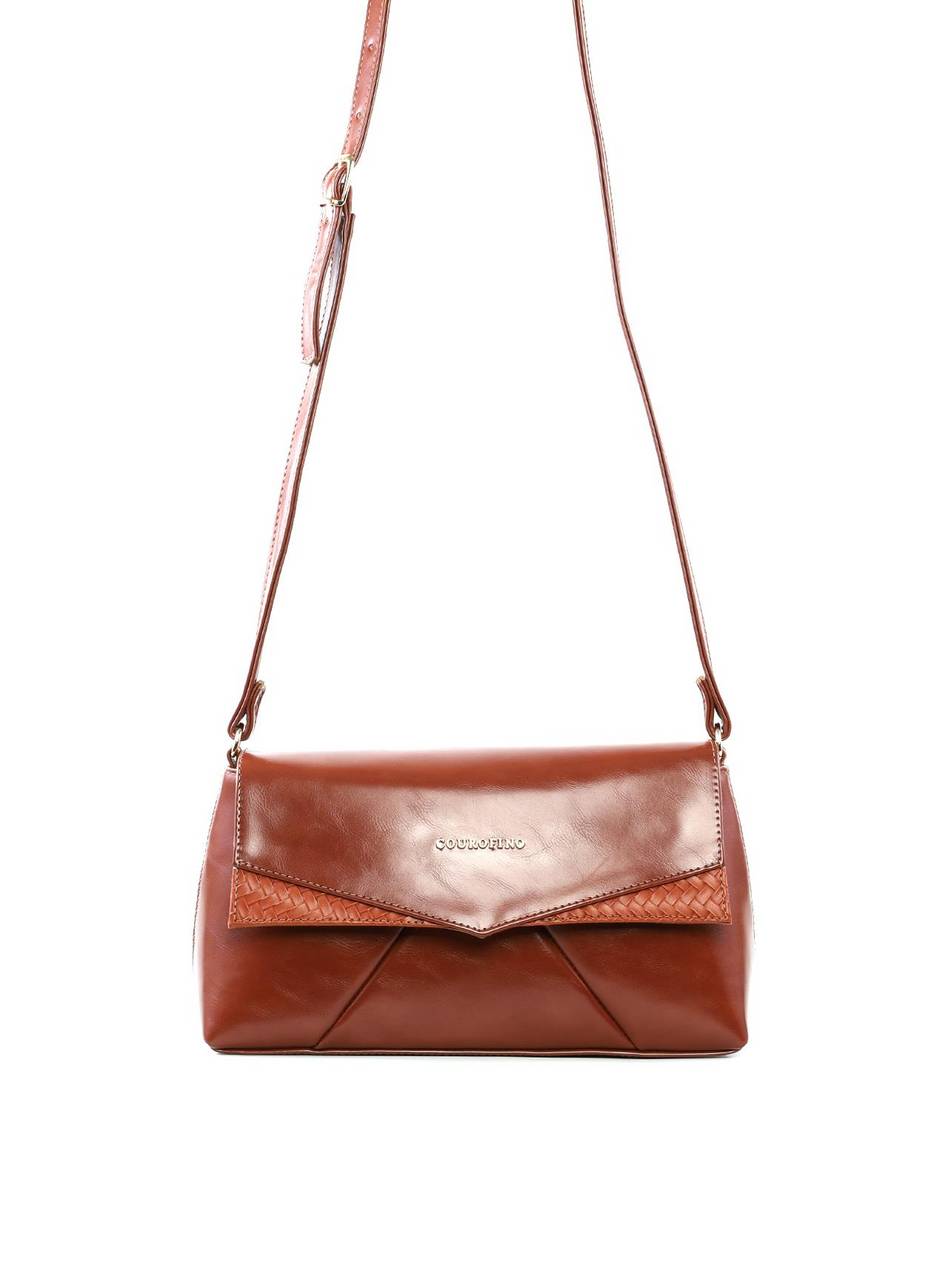 Bolsa Satchel Média Tampa com Recortes - Castor BSI-6484 - CS