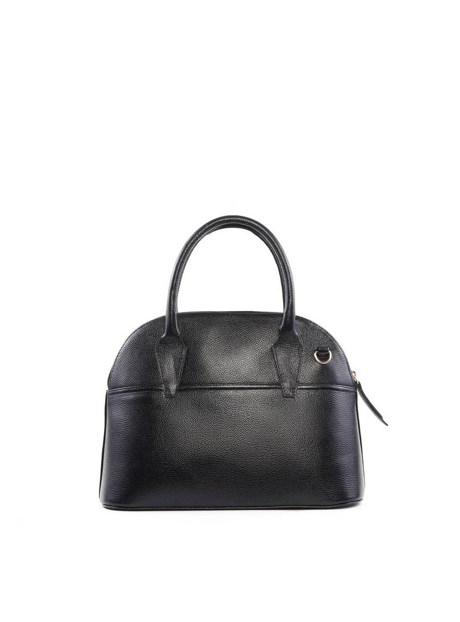 Bolsa Tote Arredondada com Barbicacho - Preta BSI-6419 - PR