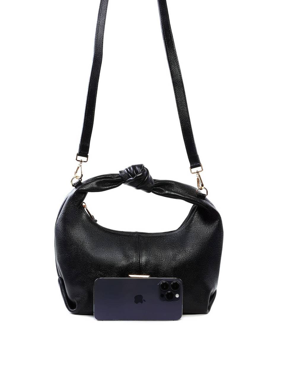 Bolsa Hobo com Alça Dupla e Detalhe Nó BSI-6509 - PR