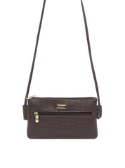 Bolsa Clutch Tiracolo com Bolso Frontal - Diversa BSI-6002 - DV