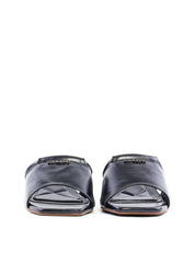 Sandália com Salto Bloco e Tira Larga - Preta SDI-11915 - PR