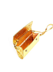 Bolsa Satchel Retangular Pequena - Ouro BSI-6246 - AU