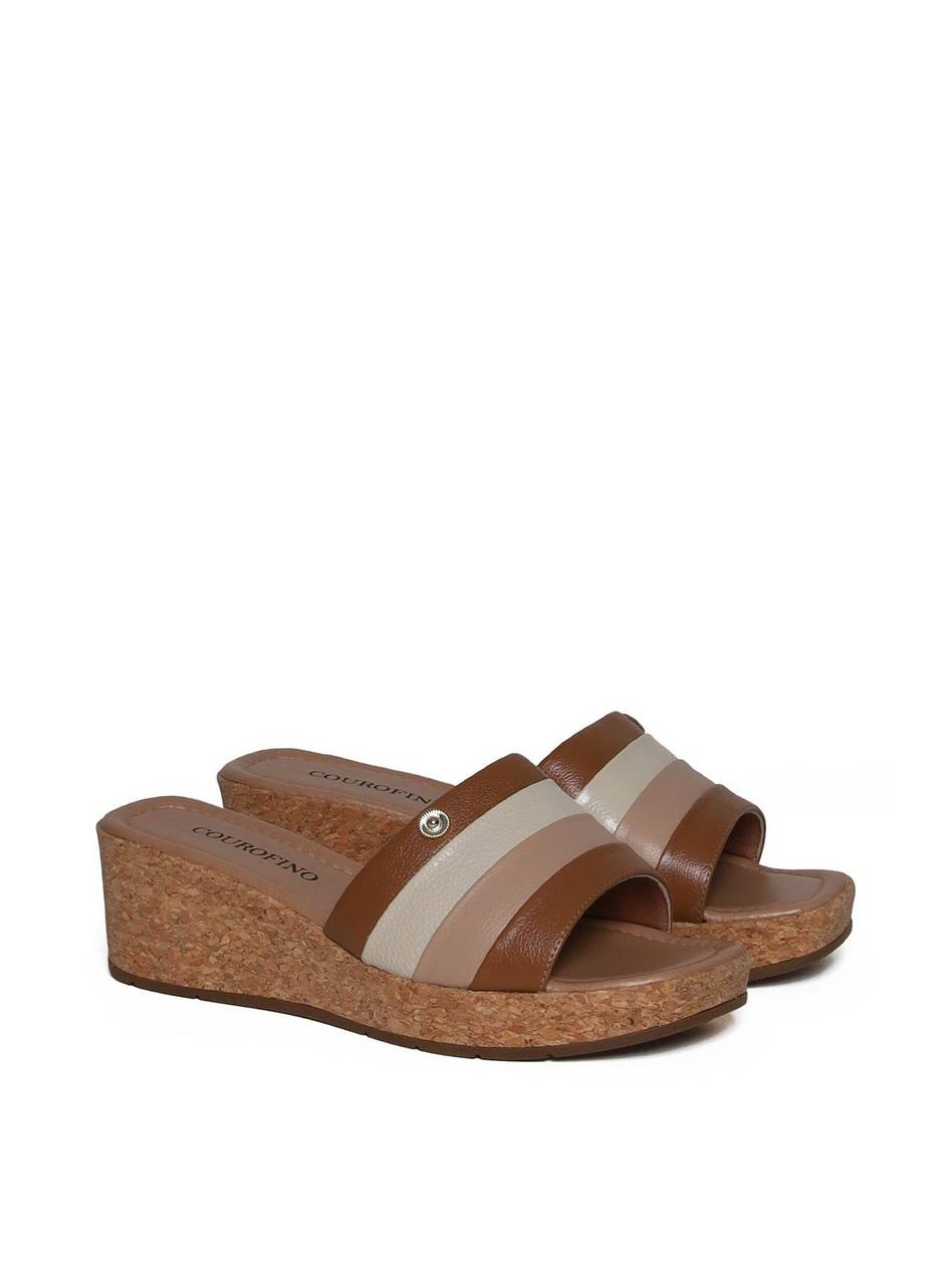 Sandália Anabela com Rosto Multicolor - Colorida SDI-11652 - CL
