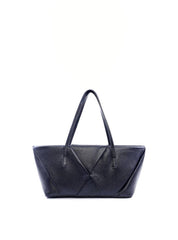 Bolsa Baguette de Mão Alongada com Recortes - Preta BSI-6122 - PR