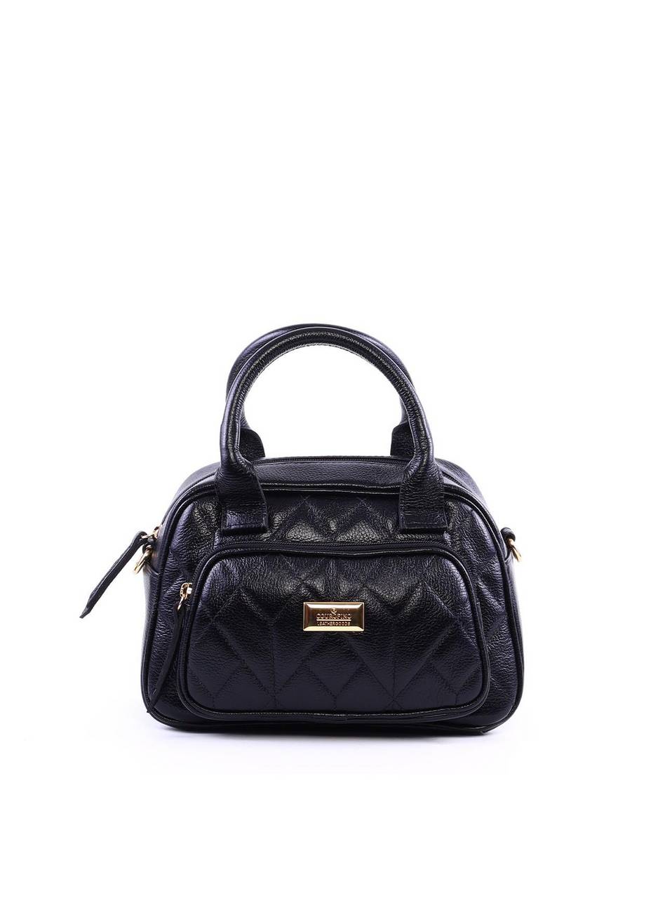 Bolsa Tote em Matelassê com Alça Dupla - Preta BSI-6367 - PR