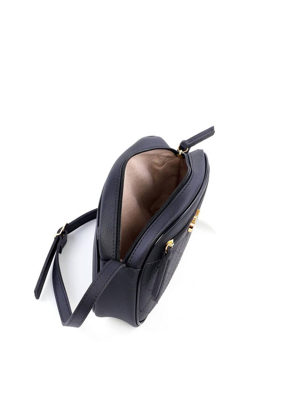 Bolsa Bag Transversal com Bolso Frontal - Preta BSI-6190 - PR