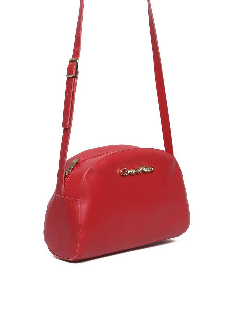 Bolsa Bag Transversal Simples com Alça Transversal - Vermelha BSI-5135 - VE