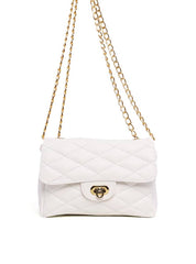 Bolsa Satchel em Metalassê com Corrente - Branca BSI-6253 - BR