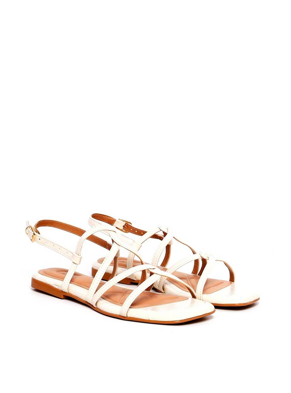 Rasteira com Tiras Finas Entrelaçadas - Fenno SDI-11943 - FE