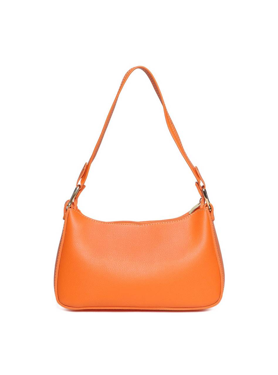Bolsa Hobo Pequena Meia Lua - Laranja BSI-5421 - LR