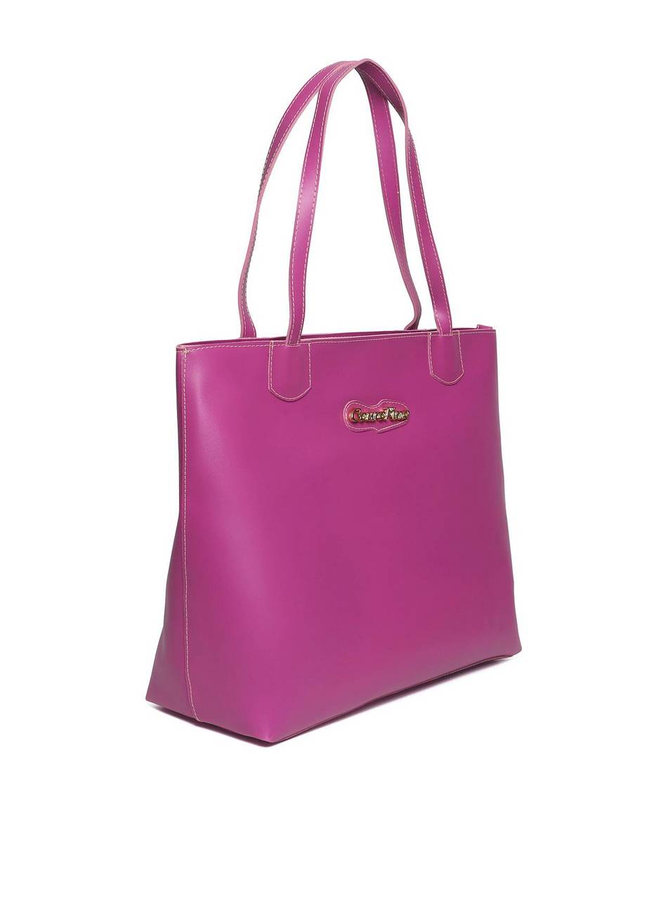 Bolsa Shopper Média Tiracolo Frente Lisa - Roxa BSI-5139 - RO