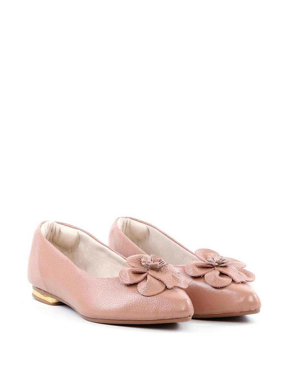 Sapatilha Bico Fino Enfeite Flor - Nude SDI-12054 - NU