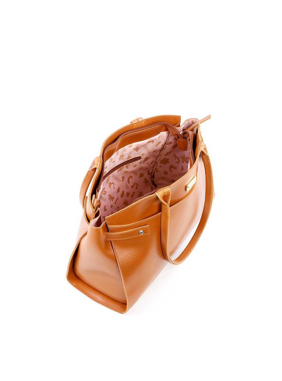 Bolsa Tote de Alça Dupla e Tiras Laterais - Castor BSI-6225 - CS