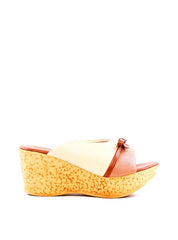 Tamanco Plataforma com Tira Larga e Laço - Colorida SDI-11950 - CL