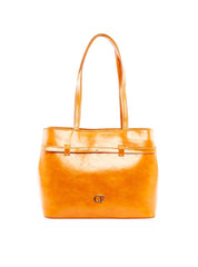 Bolsa Tote com Duas Divisórias - Mostarda BSI-6259 - MT