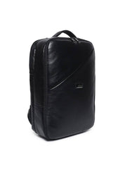 Mochila Masculina Executiva Couro Preta MEI-444 - PR