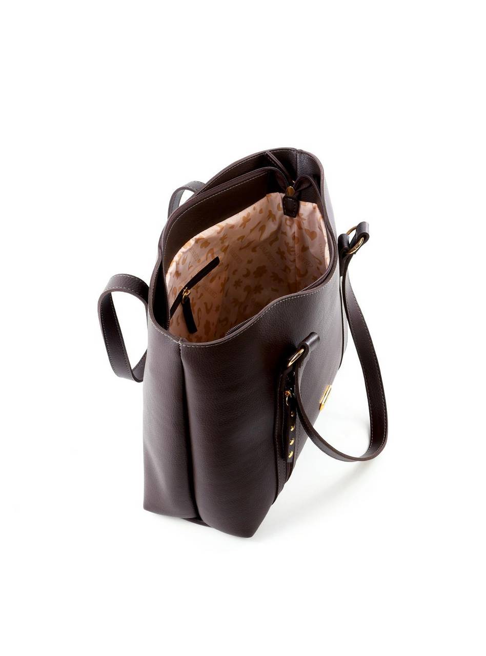 Bolsa Shopper com Rebites - Cacau BSI-6420 - CA