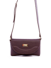 Bolsa Saddle Transversal com Fecho de Pressão - Cacau BSI-5995 - CA
