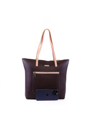 Bolsa Shopper com Bolso Frontal - Cacau BSI-6361 - CA