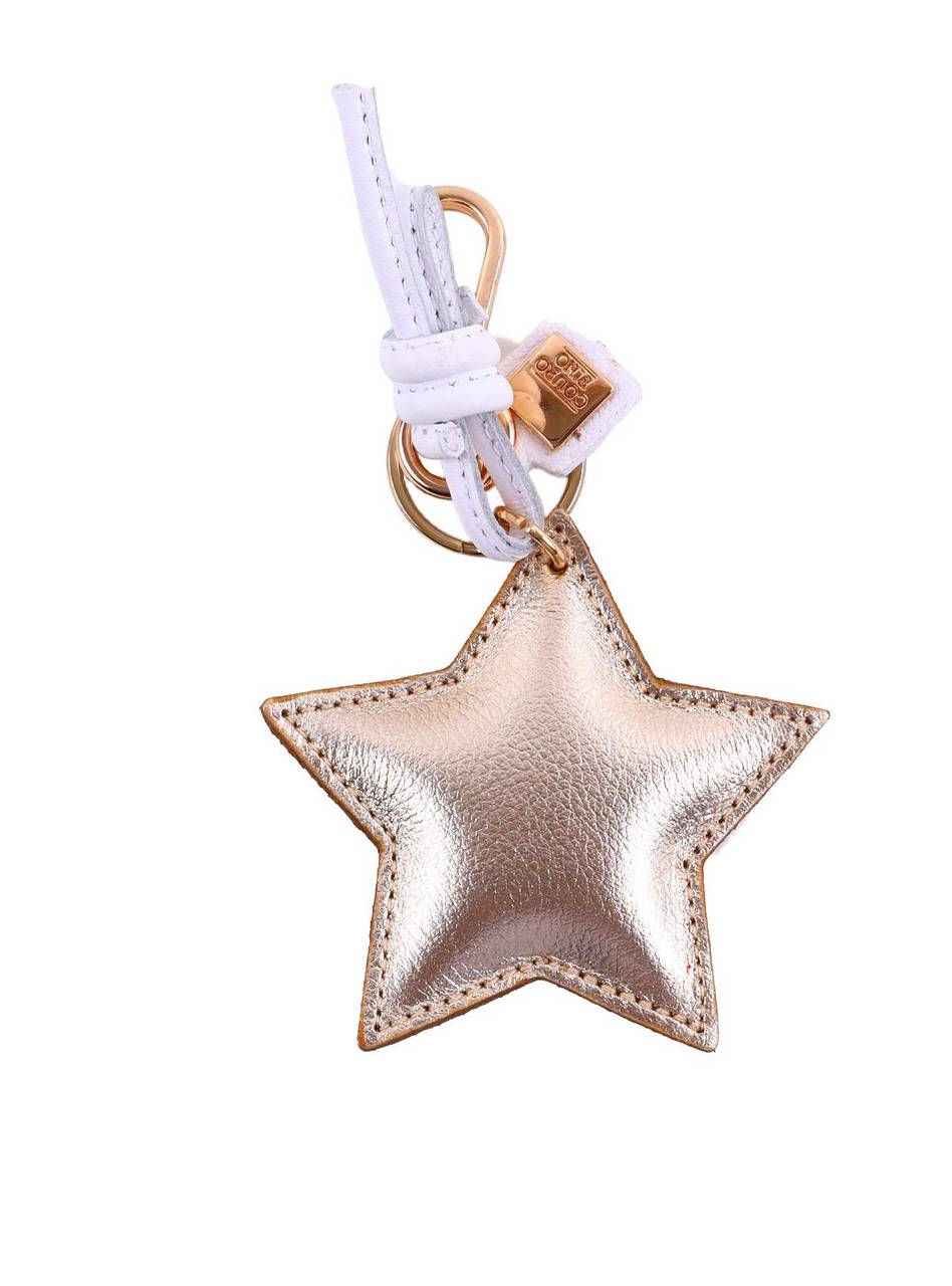 Chaveiro de Estrela com Nó - Ouro CVI-179 - AU