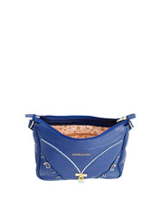 Bolsa Tote Couro Grande Tiracolo Azul BSI-5701 - AZ