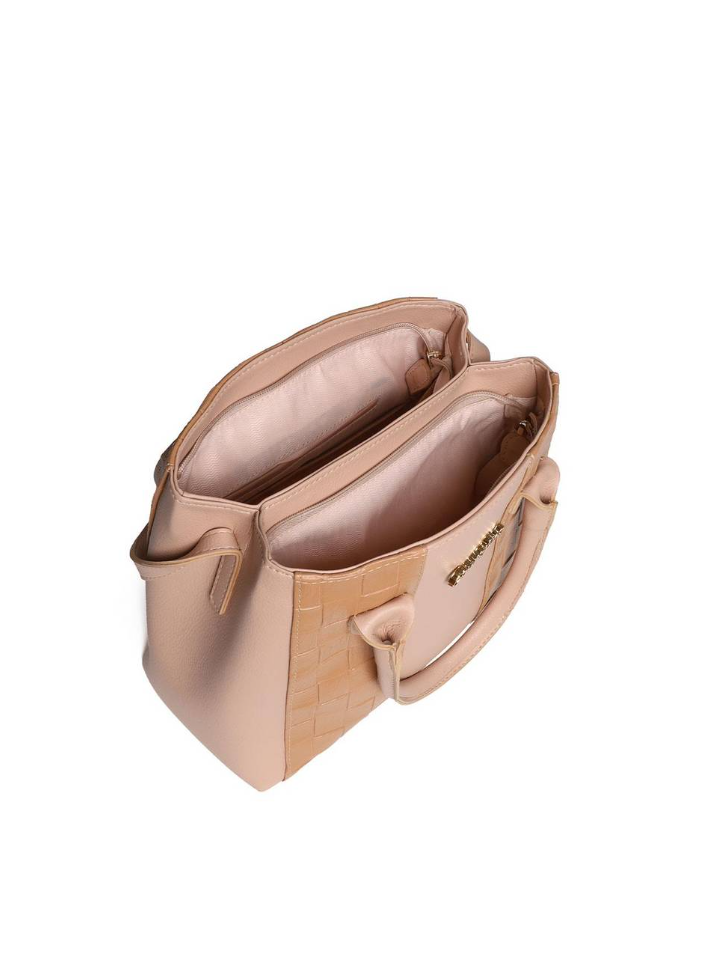 Bolsa Tote Mão Transversal Pequena - Nude BSI-5766 - NU