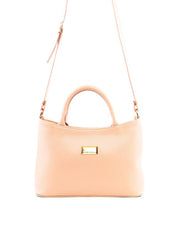 Bolsa Tote Quadrada Média Alça Dupla - Nude BSI-6278 - NU