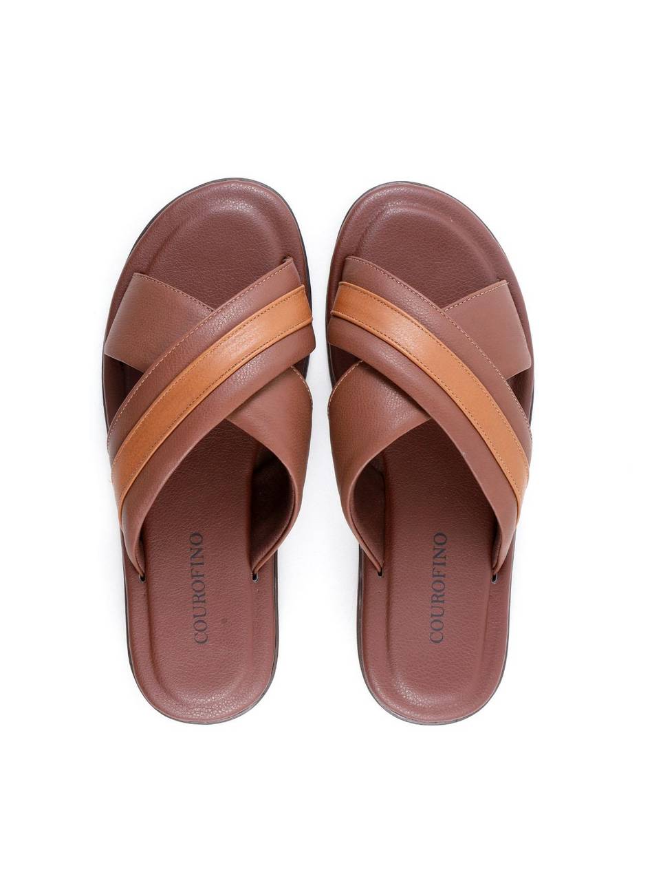 Chinelão Masculino com Tiras Cruzadas - Cacau SDI-12162 - CA