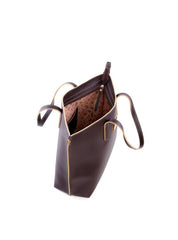 Bolsa Shopper com Detalhes Laterais - Cacau BSI-6139 - CA