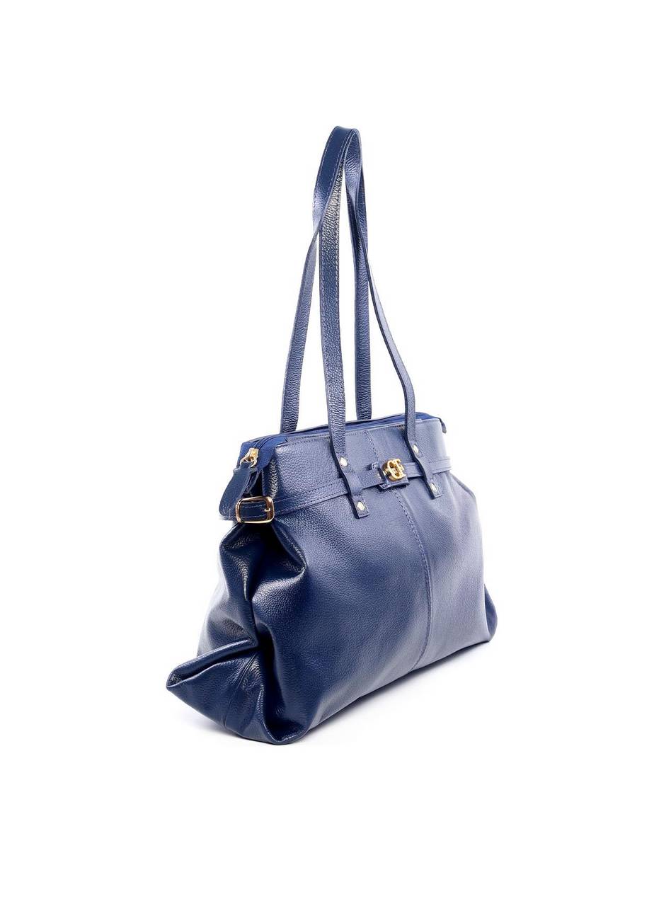 Bolsa Tote com Detalhe de Cinto - Azul  BSI-6165 - AZ