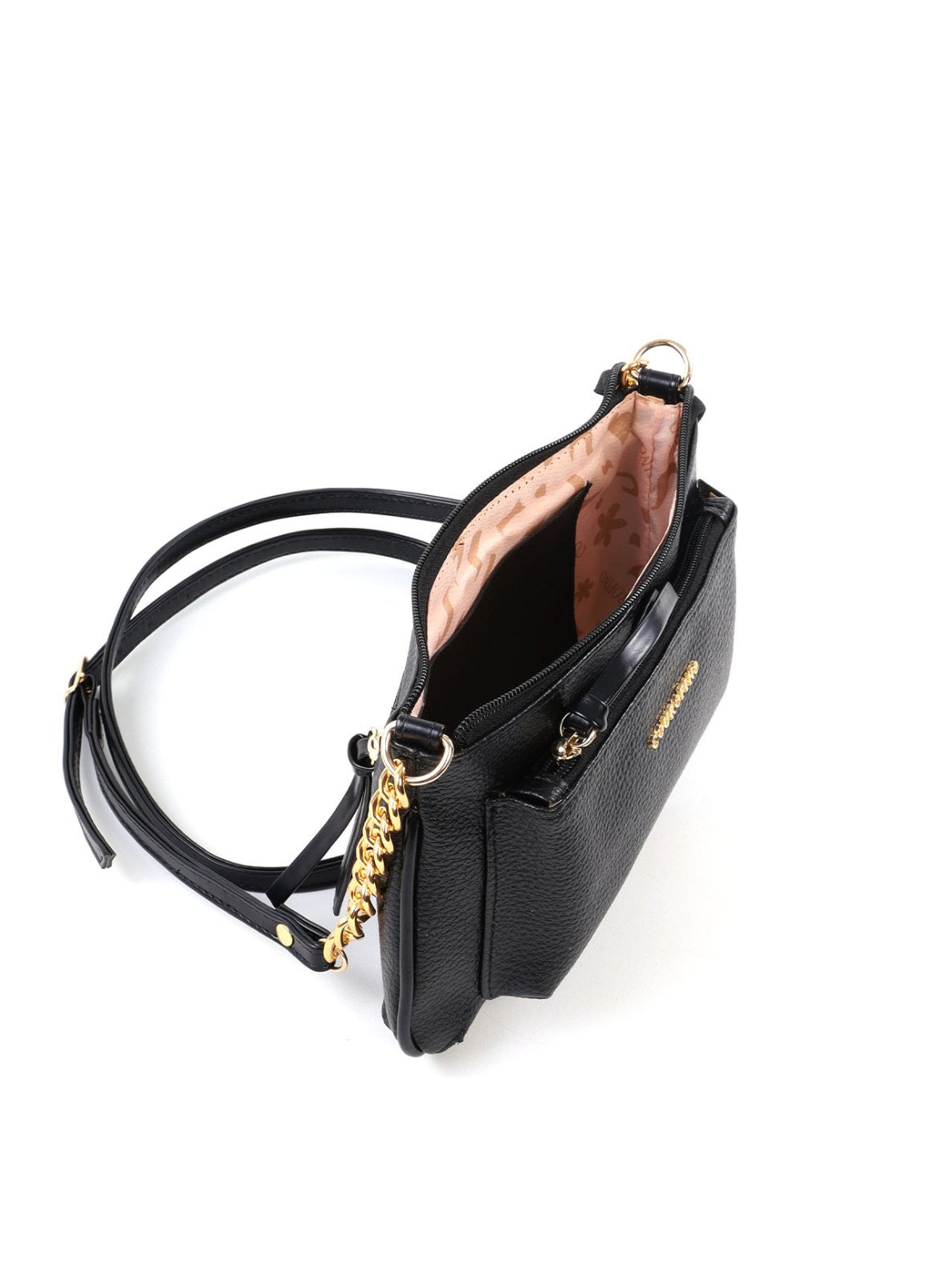 Bolsa Transversal Pequena com Bolso Frontal BSI-6519 - PR