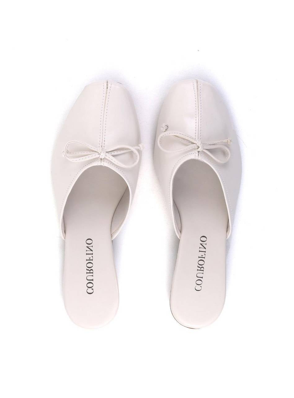 Mule Bico Quadrado Recorte Laço - Fenno SDI-12059 - FE