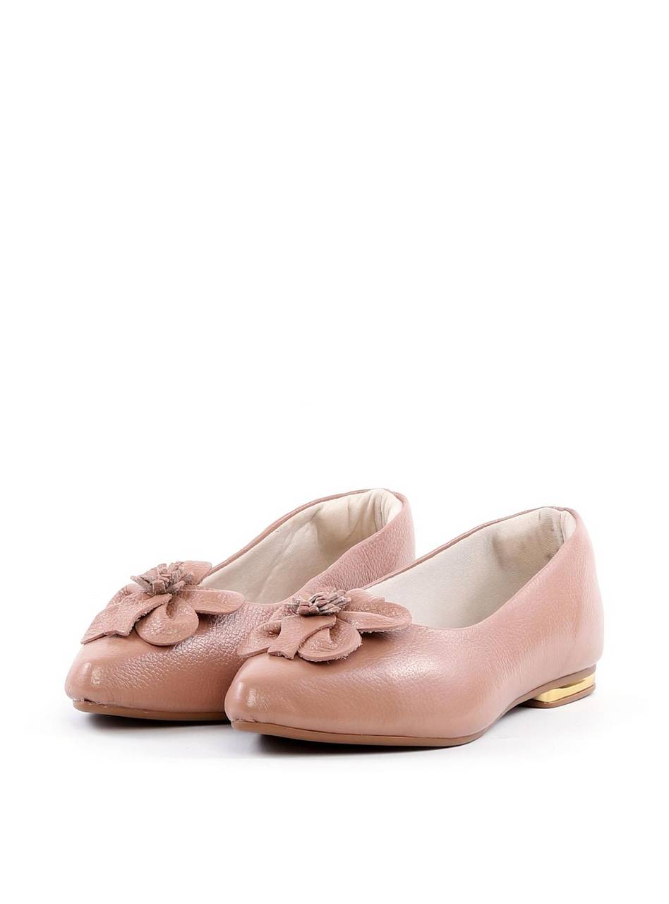 Sapatilha Bico Fino Enfeite Flor - Nude SDI-12054 - NU