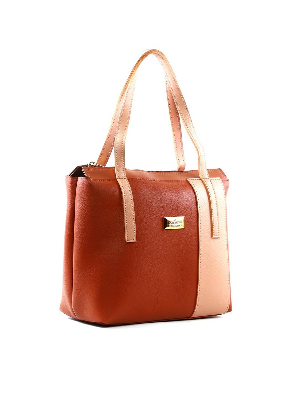 Bolsa Tote Média com Recortes - Castor BSI-6397 - CS