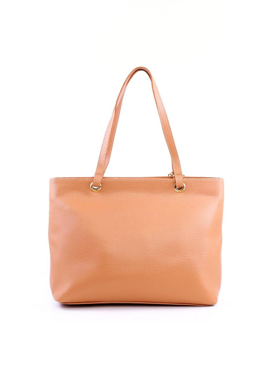 Bolsa Shopper com Bag Charm Removível - Nude BSI-6060 - NU