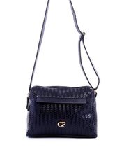 Bolsa Baú Transversal Duas Divisórias - Preta BSI-6321 - PR