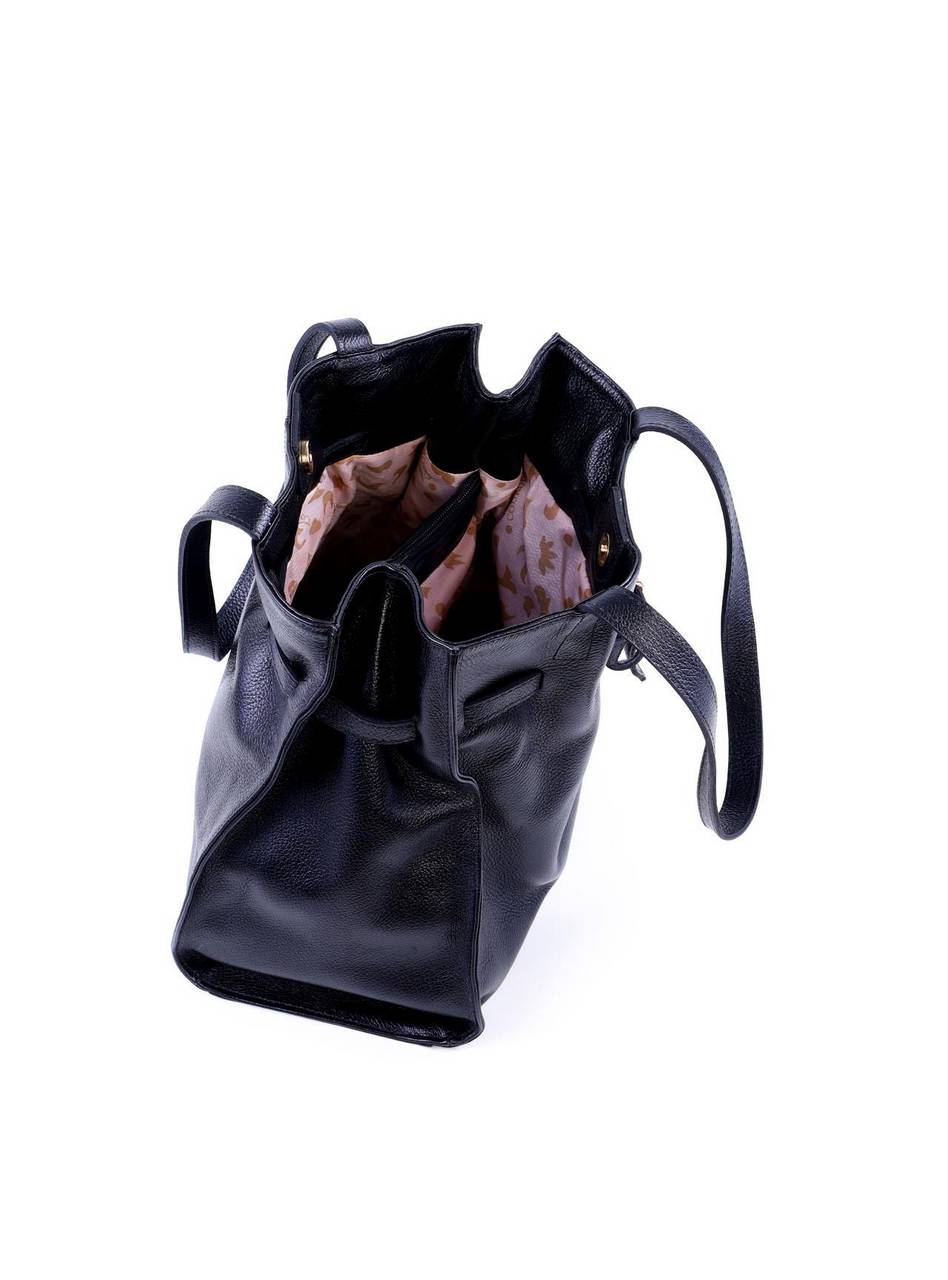 Bolsa Bucket Tiracolo com Detalhe de Cinto - Preta BSI-6021 - PR