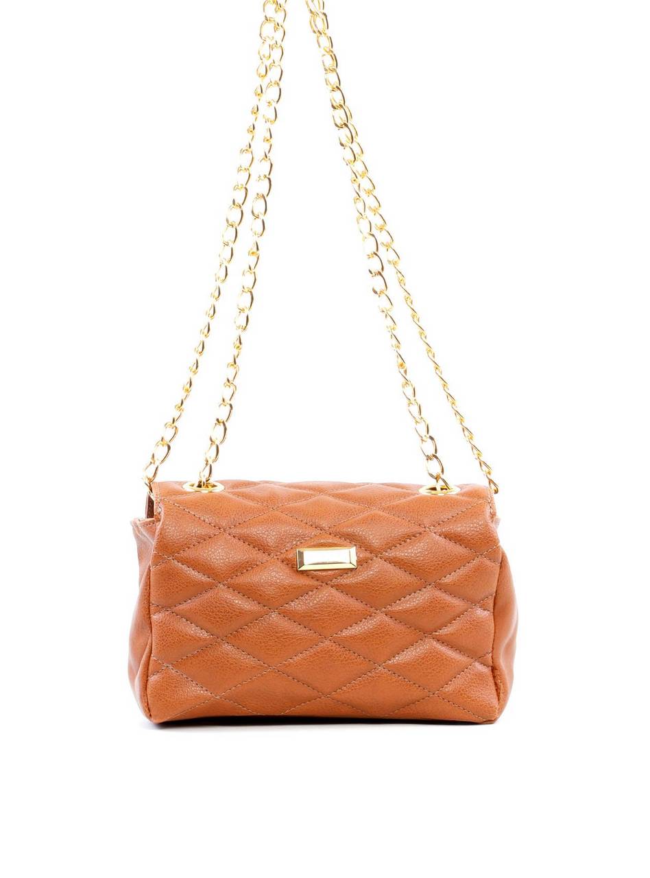 Bolsa Satchel em Metalassê com Corrente - Castor BSI-6253 - CS