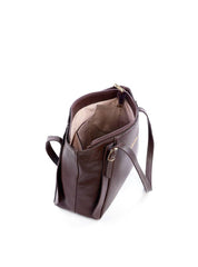 Bolsa Tote com Detalhe de Fivela e Recorte - Cacau BSI-6189 - CA